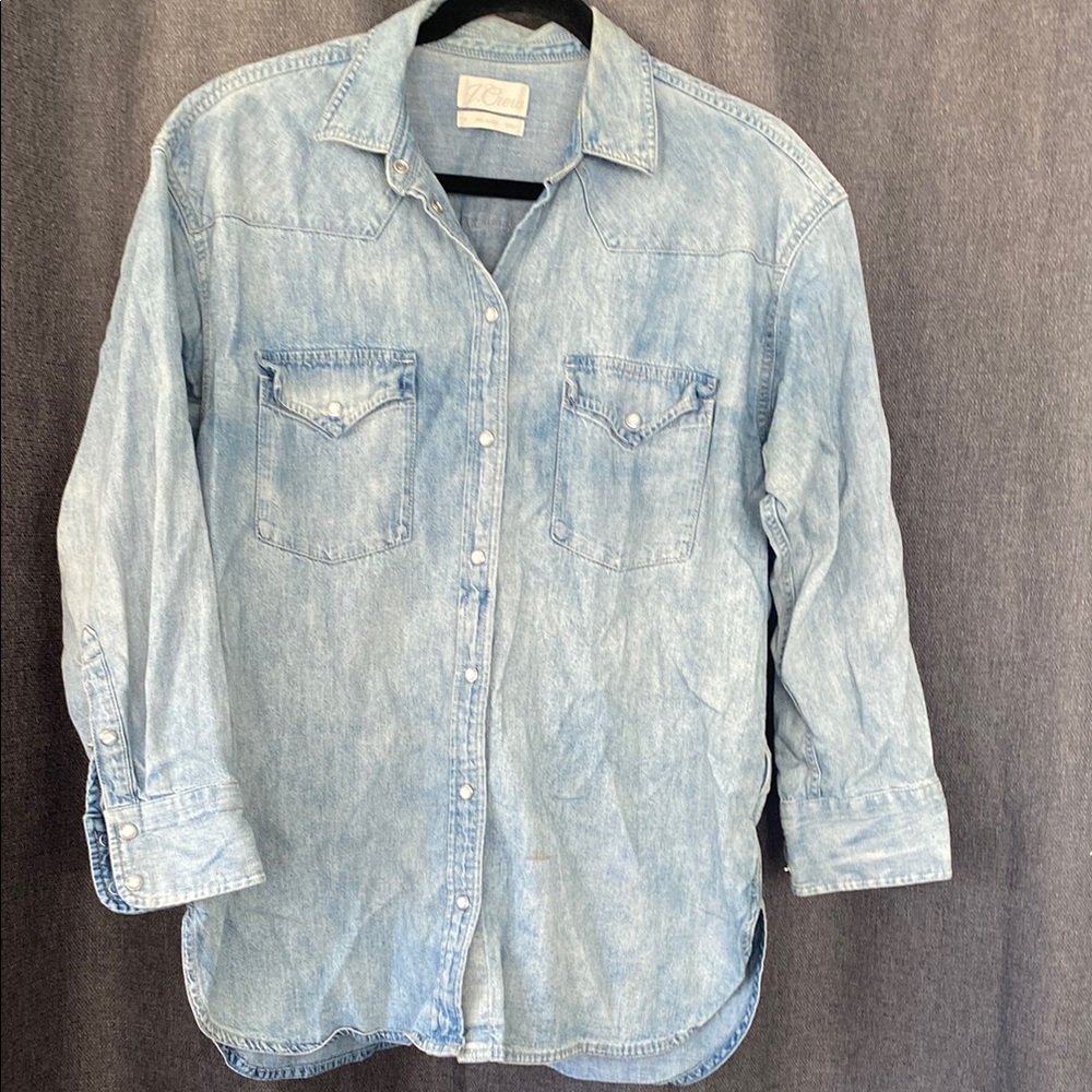 J. Crew Light Blue Button Down Shirt